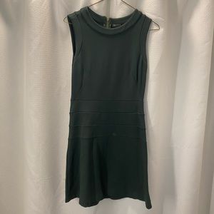 Forest Green A-line Zara Dress